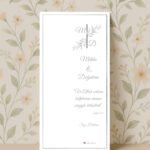 Gümüş Zarafet Söz Kartı