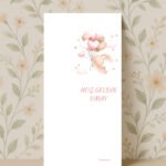 Uçan Tavşan Hoşgeldin Kartı