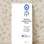 Nazar Boncuğu Mevlid Kartı