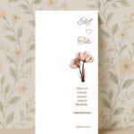 Soft Floral Nişan Kartı