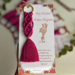 Çift Baklava Makrome Anahtarlık