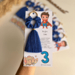 Deniz Kabuğu Makrome Anahtarlık