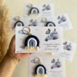 Gökkuşağı Makrome Anahtarlık