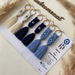 Nazar Boncuklu Makrome Anahtarlık